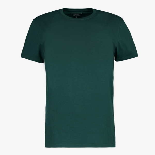 Unsigned heren T-shirt ronde hals groen 1