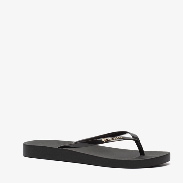 Copacabana teenslippers zwart 1