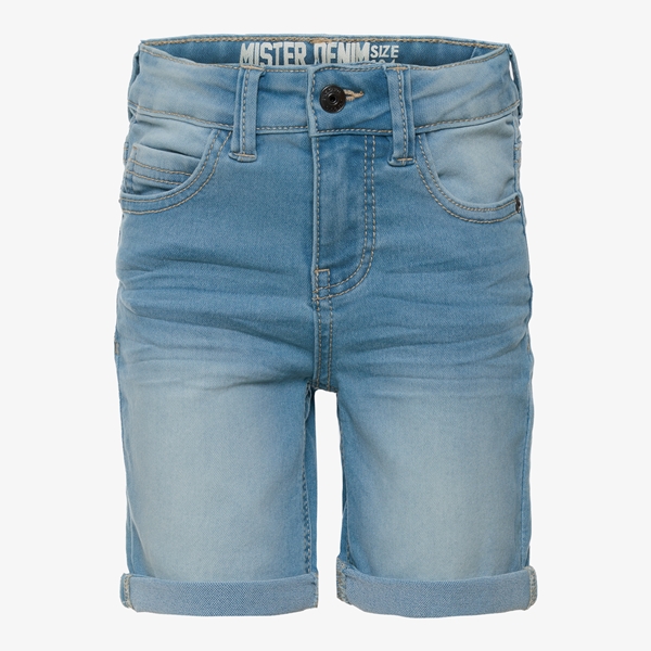 Unsigned jongens denim short lichtblauw 1