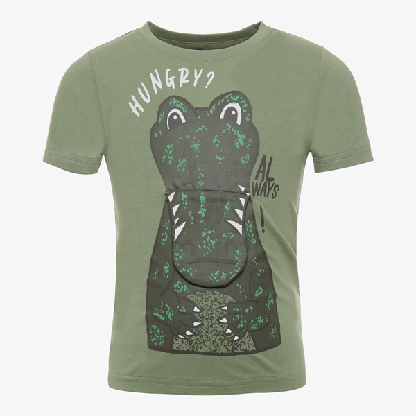 TwoDay jongens T-shirt met krokodil groen 1