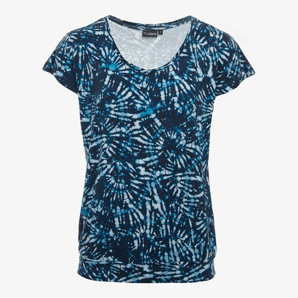 TwoDay dames T-shirt met print blauw 1