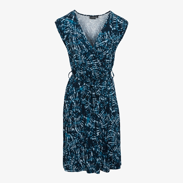 TwoDay dames jurk met print blauw 1