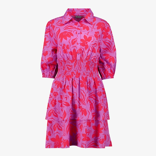 TwoDay dames jurk met bloemenprint roze 1