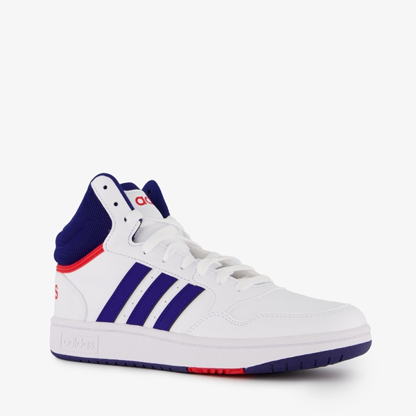 Adidas Hoops 3 kinder sneakers wit blauw 1