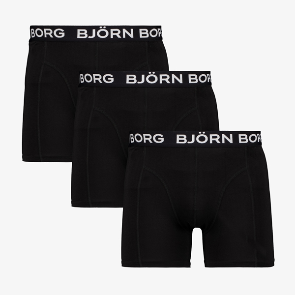 Bjorn Borg heren boxershorts zwart 3 pack 1
