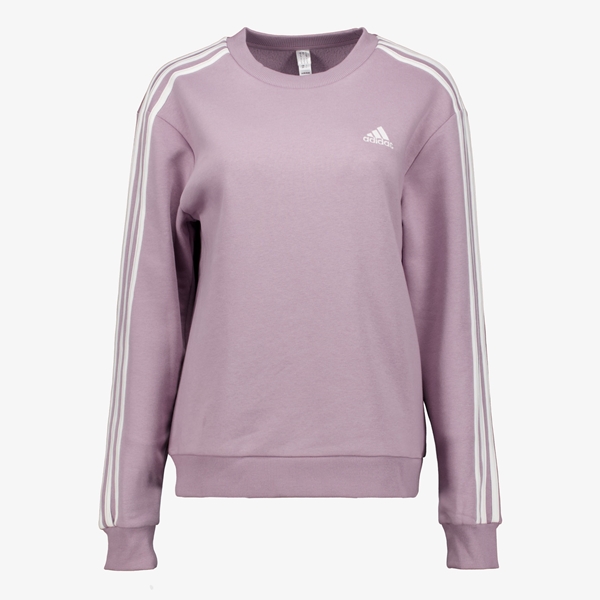 Adidas 3S fleece dames sweater lichtpaars 1
