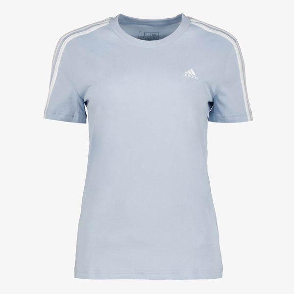 Adidas W3S dames sport T-shirt paars lichtblauw 1