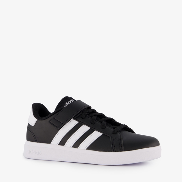 Adidas Grand Court 2.0 kinder sneakers zwart wit 1