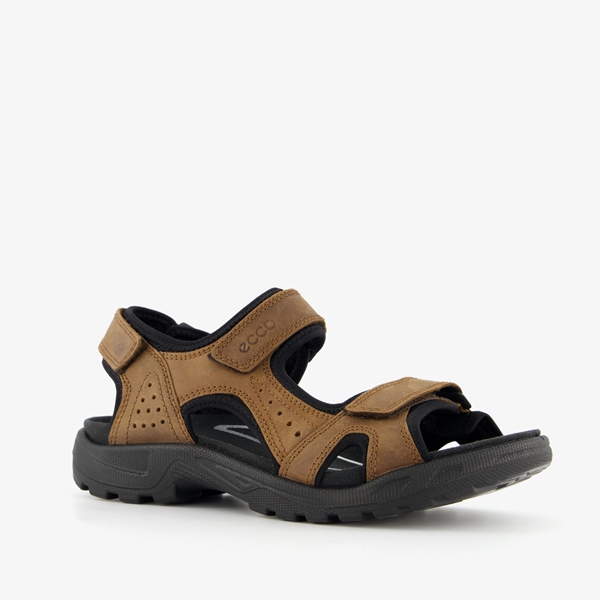 ECCO Onroads leren heren wandelsandalen bruin 1