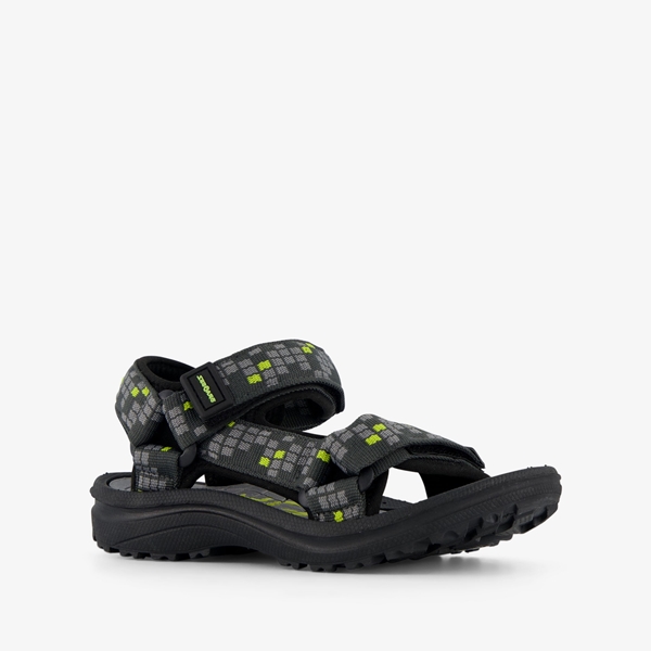 Braqeez jongens sandalen zwart groen 1