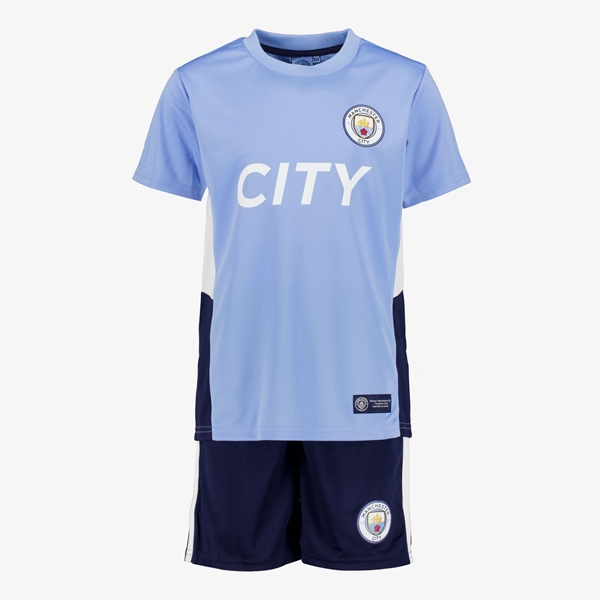 Manchester City tweedelig kinder sport set blauw 1