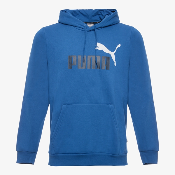 Puma ESS+ Col 2 Big Logo heren hoodie blauw 1