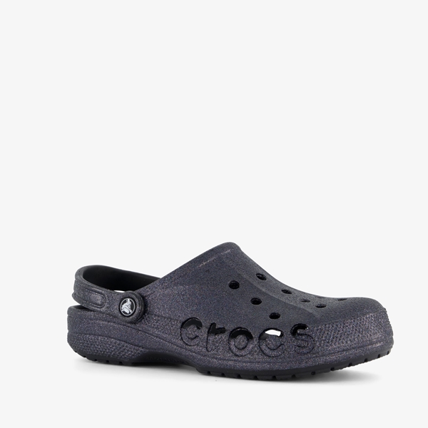 Crocs Baya Clog dames klompen zwart glitter 1