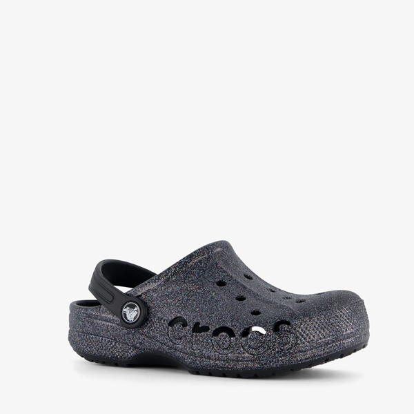 Crocs Baya Clog kinder klompen zwart glitter 1