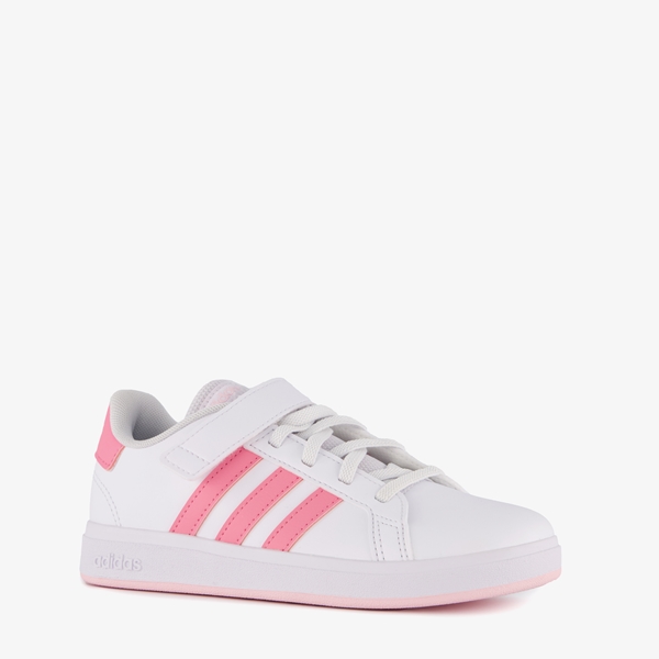 Adidas wit roze sale