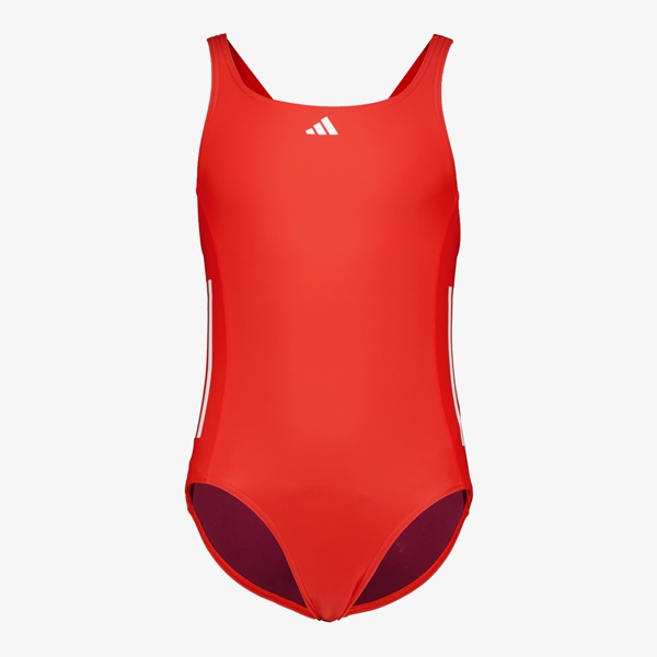 Adidas meisjes badpak rood 1