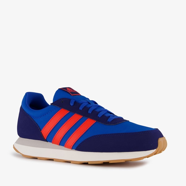 Adidas Run 60S 3.0 heren sneakers blauw rood 1