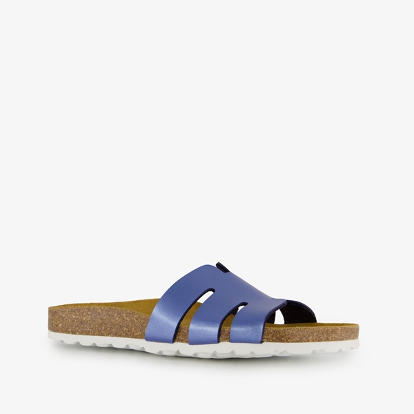 Bio Life dames slippers blauw online bestellen Scapino