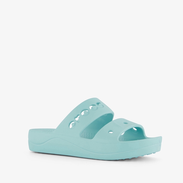 Crocs Baya Platform dames slippers blauw 1