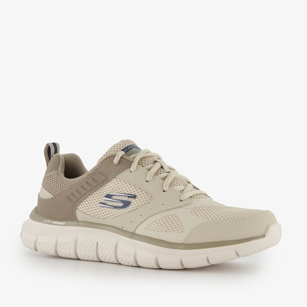 Skechers Track Syntac heren sportschoenen beige 1