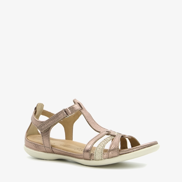 ECCO Flash leren dames sandalen goud 1