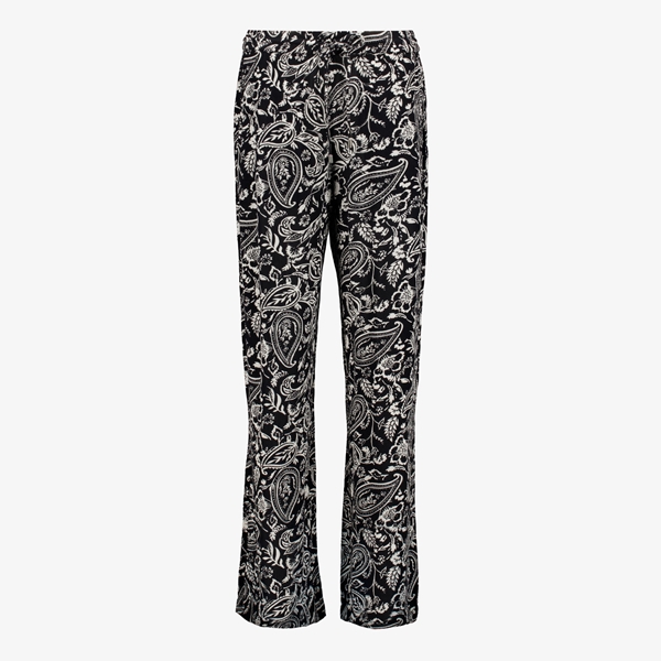 TwoDay dames broek met paisley print zwart 1