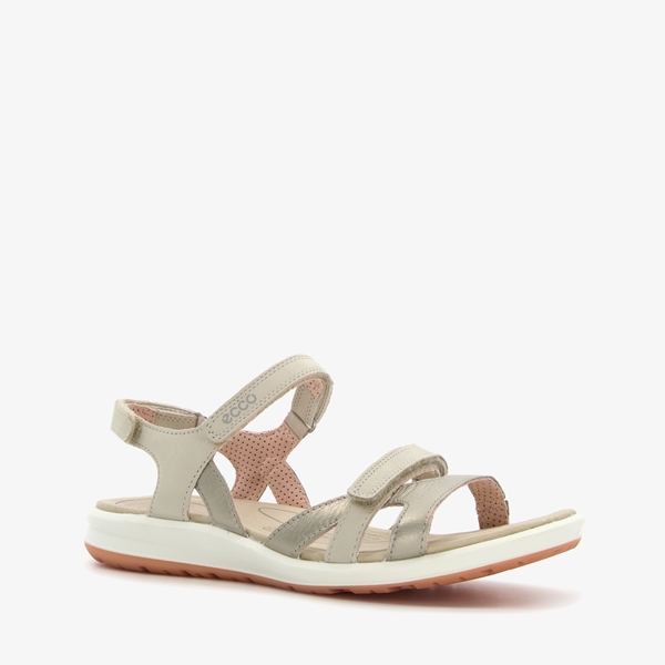 ECCO Cruise II leren dames sandalen beige 1