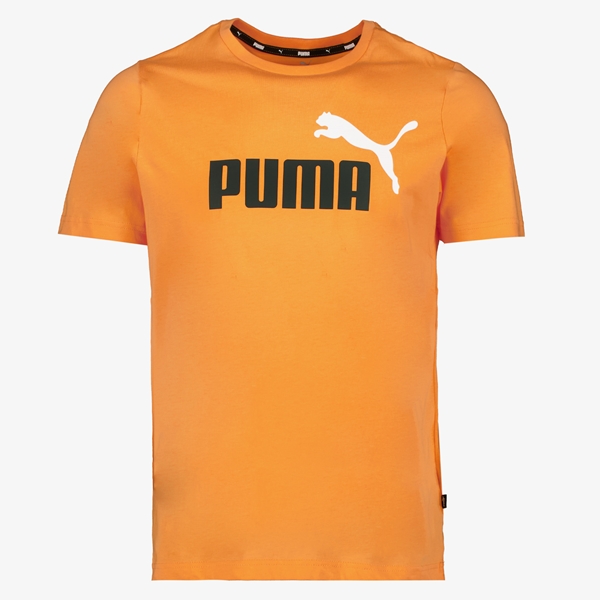 Puma ESS+ 2 Col Logo heren T-shirt oranje 1