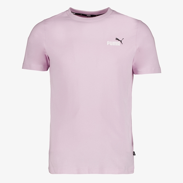 Puma ESS+ Col Small Logo heren T-shirt roze 1