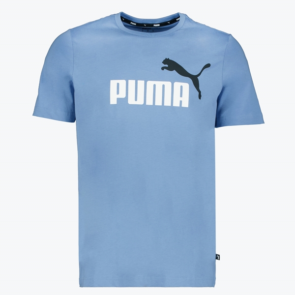 Puma ESS+ 2 Col Logo heren T-shirt blauw 1