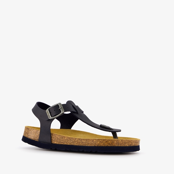 Hush Puppies jongens sandalen met teenbandje zwart 1