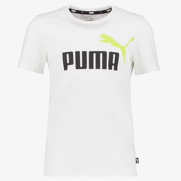 Puma ESS+ Col 2 Logo kinder T-shirt wit 1