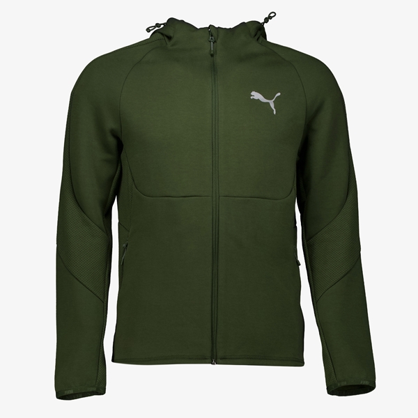 Puma Evostripe heren sweatvest groen 1