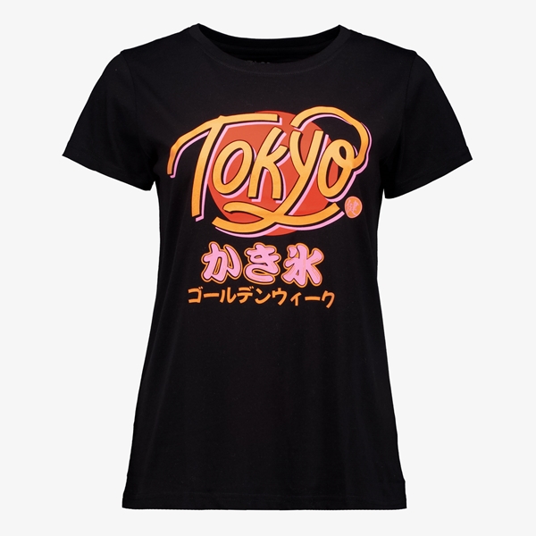 TwoDay dames T-shirt zwart met tekstopdruk 1