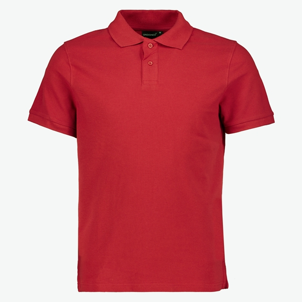 Unsigned heren polo rood 1