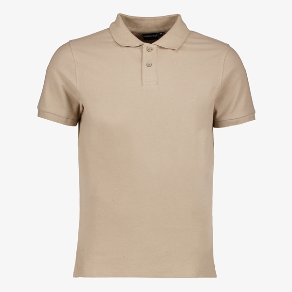 Unsigned heren polo beige 1