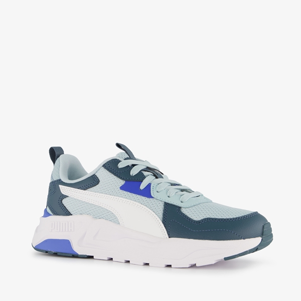 Puma Trinity Lite kinder sneakers wit blauw 1