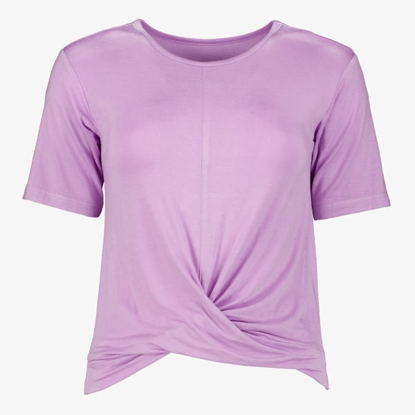 Osaga dames cropped T-shirt paars 1