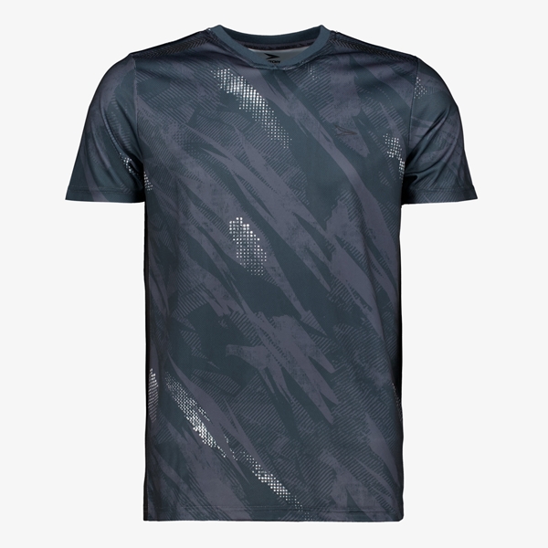 Dutchy Dry heren voetbal T-shirt zwart grijs 1