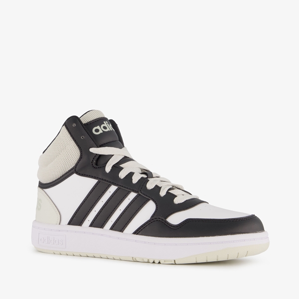 Adidas Hoops Mid 3.0 kinder sneakers wit zwart 1