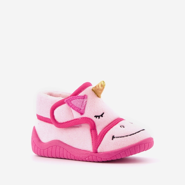 Thu!s kinder pantoffels unicorn roze 1