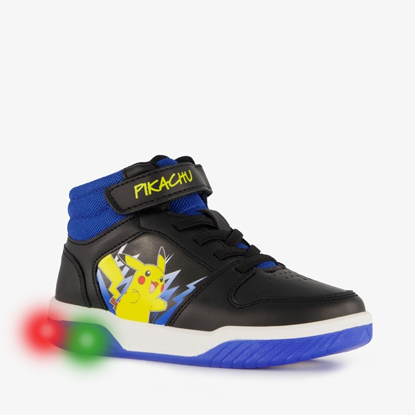 Pokemon hoge kinder sneakers met lichtjes blauw 1