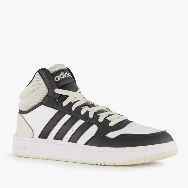 Adidas Hoops Mid 3.0 heren sneakers wit zwart 1