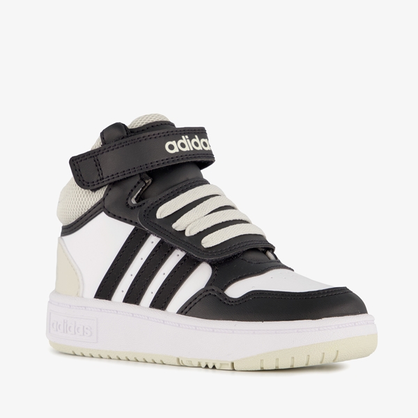 Adidas Hoops Mid 3.0 kinder sneakers wit zwart 1