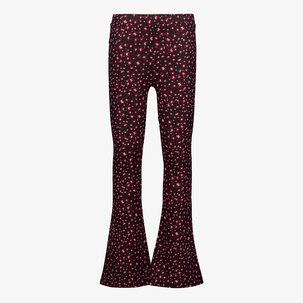 TwoDay flared meisjes broek met roze bloemen 1