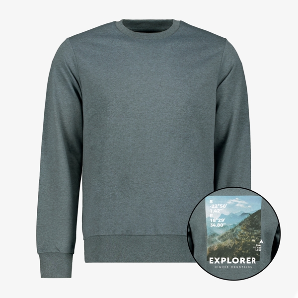 Produkt heren sweater met backprint 1