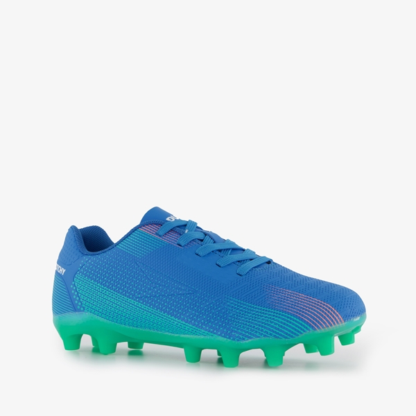 Dutchy kinder voetbalschoenen FG blauw groen 1