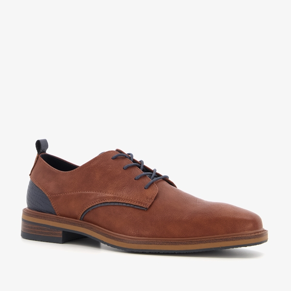 Emilio Salvatini heren veterschoenen cognac bruin 1