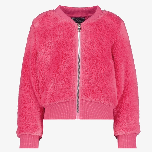 TwoDay meisjes teddy vest roze 1