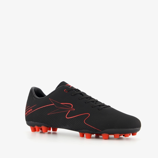 Dutchy Striker MG heren voetbalschoenen zwart rood 1